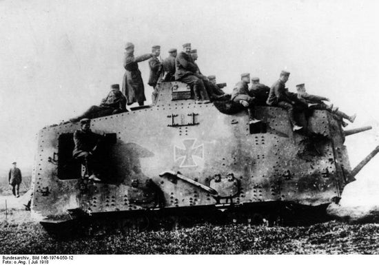 Load image into Gallery viewer, WW2 German A7V assault tank - MOMCOM inc.
