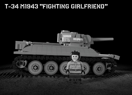 Load image into Gallery viewer, T-34 M1943 “Fighting Girlfriend” – Soviet Medium Tank
