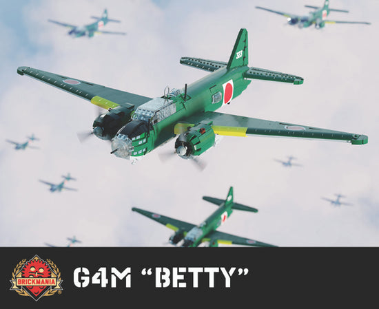 G4M "Betty" – Japanese Attack Bomber with 3 minifigs