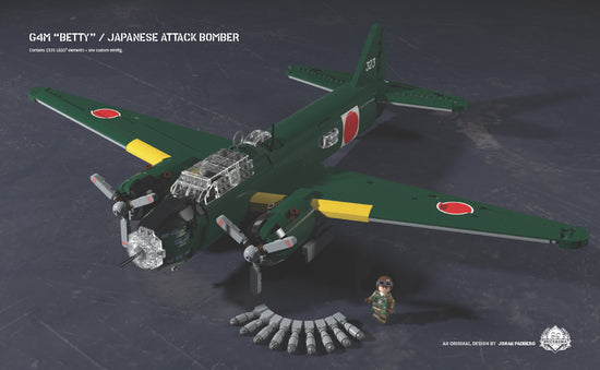 G4M "Betty" – Japanese Attack Bomber with 3 minifigs