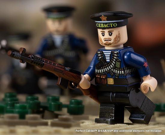 Load image into Gallery viewer, WWII Soviet Naval Infantry - Minifig of the Month - MOMCOM inc.
