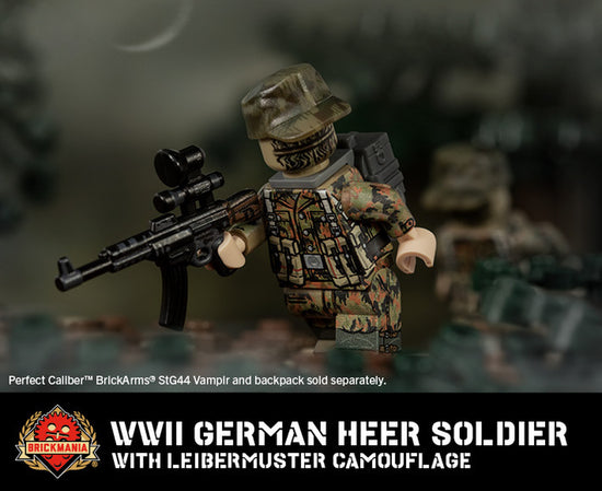 WWII German Heer Soldier with Leibermuster Camouflage