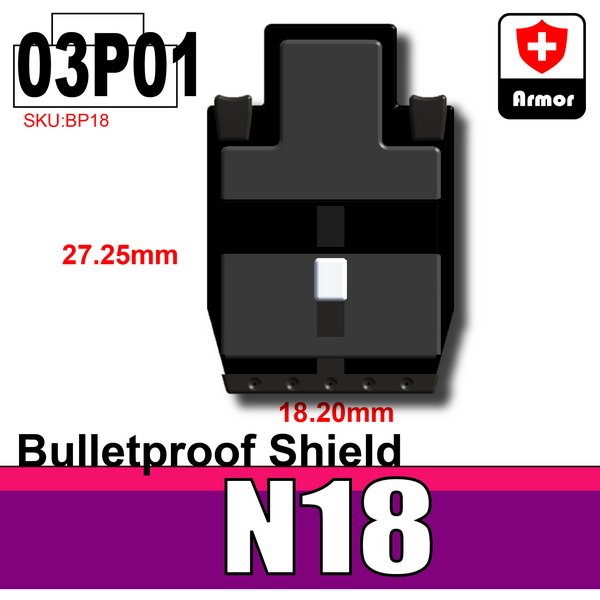 Bulletproof Shield (N18) - MOMCOM inc.