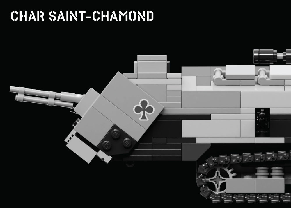 Char Saint-Chamond - World War I Tank - MOMCOM inc.