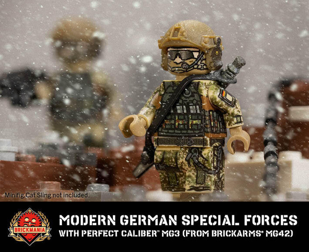 Modern German Special Forces with Perfect Caliber™ MG3 (From BrickArms® MG42)