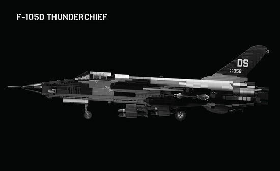 Load image into Gallery viewer, F-105D Thunderchief - Single Seat Supersonic Tactical Bomber - MOMCOM inc.
