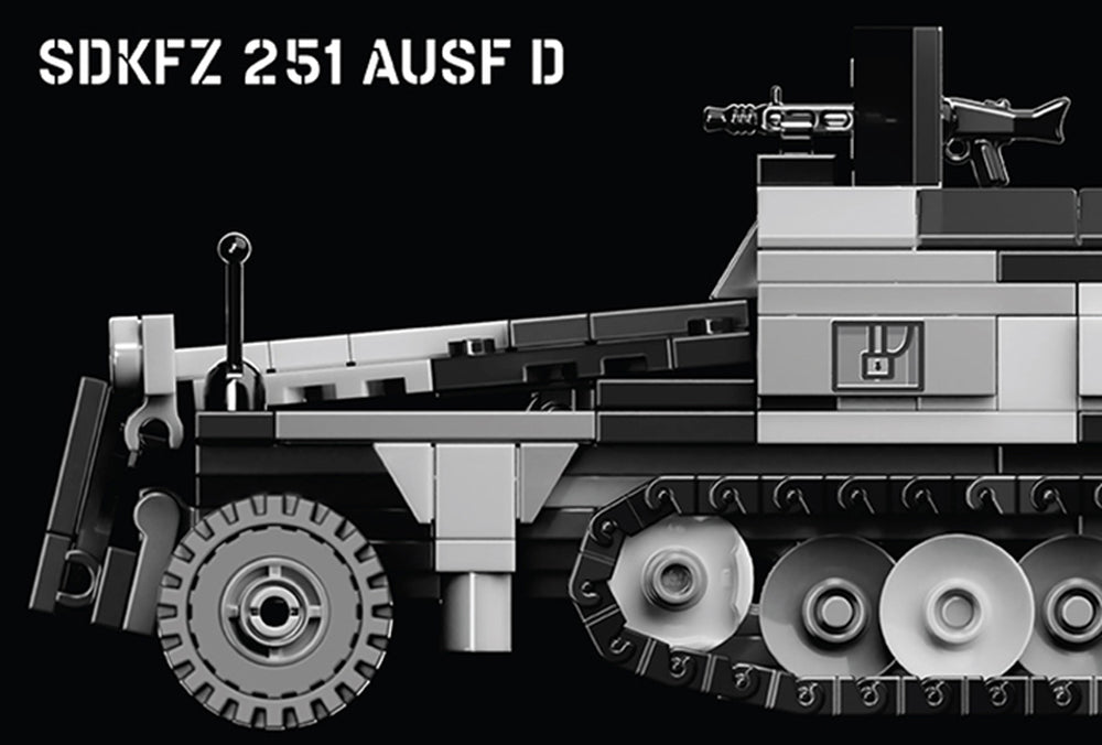 SdKfz 251 Ausf D - Armored Half Track Carrier - MOMCOM inc.
