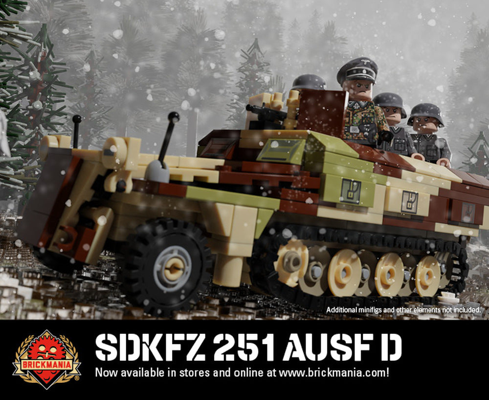 SdKfz 251 Ausf D - Armored Half Track Carrier - MOMCOM inc.