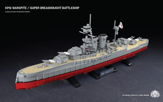 HMS Warspite - Super Dreadnought Battleship - MOMCOM inc.